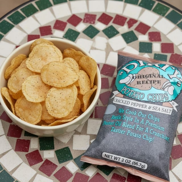 Cracked Black Pepper & Sea Salt.